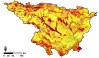 Mapa de vulnerabilidad intrínseca; Cuenca del Ebro; Índice IV.